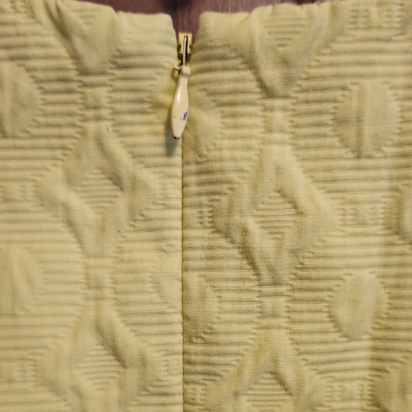 Banana Republic Lemon Textured Sleeveless Dress - Milly Collection - Picture 6 of 6